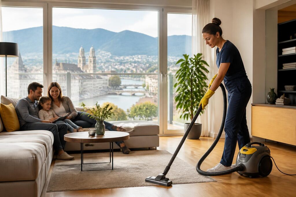Mehr Freizeit und weniger Hausarbeit: Warum viele Haushalte in Zürich Unterstützung nutzen