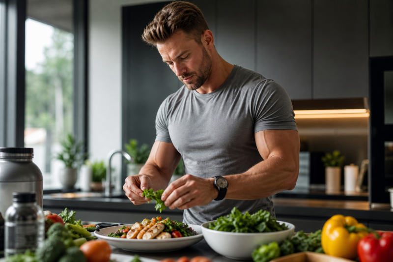 Muskelaufbau und Ernährung: Trainingsroutinen von Prominenten im Alltag